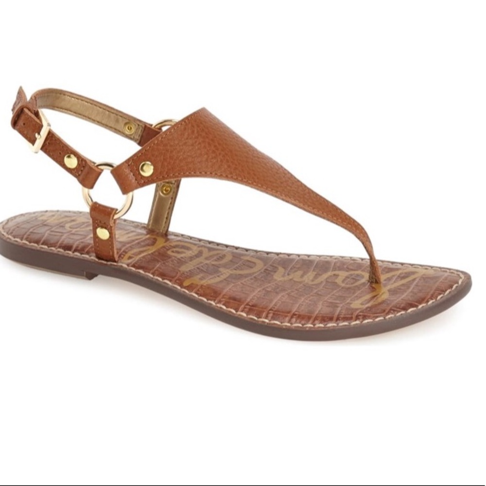 Sam Edelman Greta Soft Saddle Leather Sandal sz 9